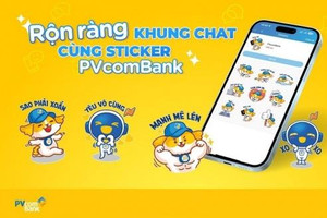 Gắn kết khách hàng thông qua sticker đại diện cho thương hiệu trên các nền tảng số