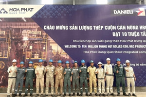 Tập đoàn Hòa Phát (HPG) cán mốc 10 triệu tấn HRC