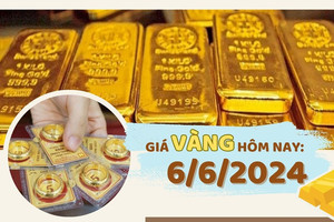 Giá vàng hôm nay 6/6: Ngày thứ 10 tuột dốc, sẽ còn giảm nữa?