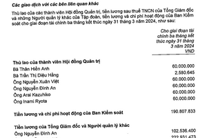 Tập đoàn Bảo Việt (BVH): Lương Kế toán trưởng gấp 2,2 lần lương Tổng Giám đốc