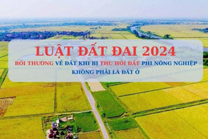 Luật mới quy định bồi thường về đất khi thu hồi đất phi nông nghiệp không phải là đất ở như thế nào?