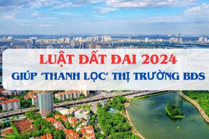 Sau khi Luật Đất đai 2024 khai mở, thị trường BĐS sẽ được 'thanh lọc'