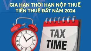 Infographics: Đối tượng được gia hạn nộp thuế, tiền thuê đất năm 2024