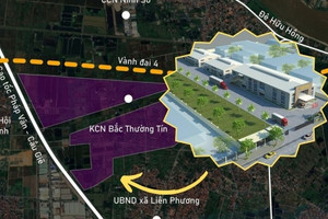 Huyện sắp lên quận tại Hà Nội sắp có KCN 112ha án ngữ ngay nút giao Vành đai 4