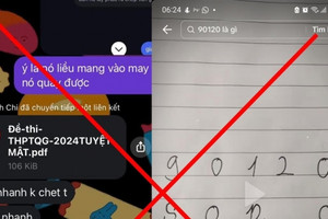 Thông tin lộ đề thi THPT 2024: Bộ Công an vào cuộc, kẻ tung tin giả đối mặt hậu quả nghiêm trọng