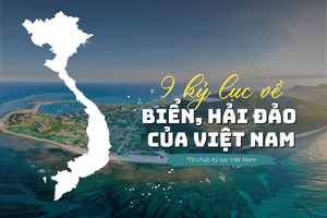 9 kỷ lục Việt Nam về biển và hải đảo