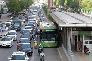 Thủ đô Hà Nội sắp thay tuyến xe buýt BRT thành đường sắt đô thị?