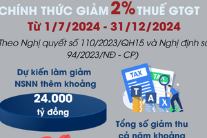 Những mặt hàng nào không được giảm 2% thuế giá trị gia tăng từ 1/7/2024