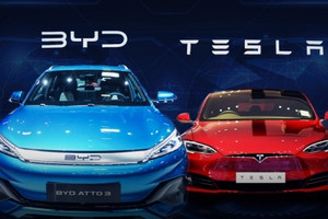 BYD sắp soán ngôi Tesla trở thành nhà sản xuất xe điện chạy pin số 1 thế giới