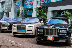 Ngắm dàn Rolls-Royce Phantom trị giá 150 tỷ, có xe từng của ông Trịnh Văn Quyết