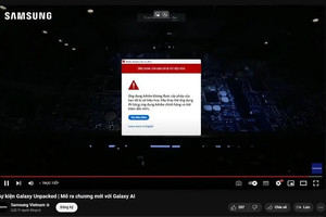 Samsung ‘mất điểm’ vì sự cố livestream hi hữu: Lỗi phần mềm ‘lậu’ ngay trong sự kiện ra mắt sản phẩm mới
