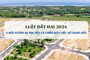 5 đối tượng bị thu hồi và chấm dứt việc sử dụng đất theo Luật Đất đai 2024