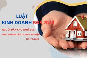 Từ 1/8, cho thuê BĐS phải thành lập doanh nghiệp: Giúp thị trường minh bạch hay tăng 'gánh nặng' cho người thuê nhà?