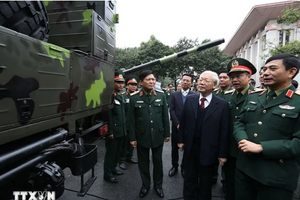 Tổng Bí thư Nguyễn Phú Trọng: Công an và Quân đội là “lá chắn” bảo vệ đất nước