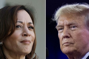 Ông Trump và bà Harris bày tỏ quan điểm trái ngược tại sự kiện vận động