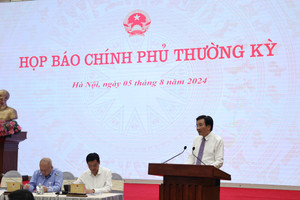 TỔNG THUẬT: Họp báo Chính phủ thường kỳ tháng 7/2024