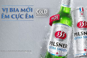 Sabeco (SAB) ra mắt loại bia hoàn toàn mới ‘333 Pilsner’: Bước tiến trong hành trình đột phá