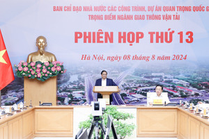 Thủ tướng chủ trì phiên họp Ban Chỉ đạo các công trình, dự án quan trọng quốc gia, trọng điểm ngành GTVT
