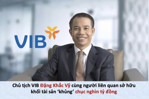 Bất ngờ với khối tài sản 'khổng lồ' của Chủ tịch VIB Đặng Khắc Vỹ