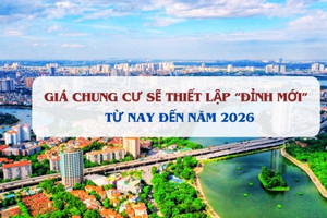 Chuyên gia dự báo giá chung cư sẽ thiết lập 'đỉnh mới' từ nay đến năm 2026