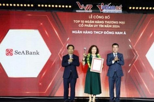 SeABank được vinh danh Top 50 Công ty đại chúng uy tín và hiệu quả