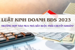 Từ 1/8, trường hợp nào mua nhà bắt buộc phải chuyển khoản?