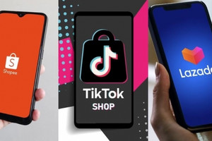 Shopee và TikTok Shop nắm hơn 93% thị phần thương mại điện tử Việt Nam