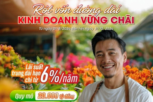 Agribank tiếp tục ‘rót’ 20.000 tỷ đồng cho vay khách hàng cá nhân với lãi suất ưu đãi