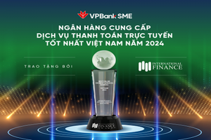 VPBank giành giải thưởng Ngân hàng cung cấp dịch vụ thanh toán trực tuyến tốt nhất tại Việt Nam năm 2024