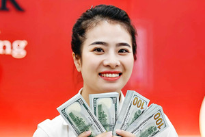 Giá USD ngân hàng đồng loạt giảm mạnh