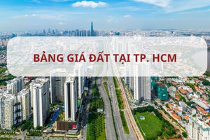 Bộ TN&MT nhận công văn khẩn báo cáo về việc điều chỉnh Bảng giá đất tại TP. HCM