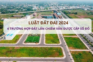 4 trường hợp đất lấn chiếm vẫn được cấp sổ đỏ theo Luật Đất đai 2024