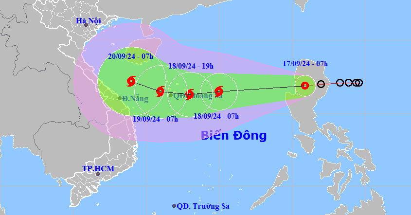 Biển Đông sắp đón bão số 4, đổi hướng di chuyển liên tục