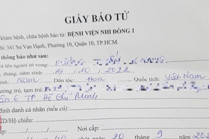 Bé 2 tuổi tử vong chưa rõ nguyên nhân sau giờ ăn trưa ở trường mầm non