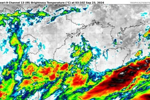 Xuất hiện 2 áp thấp 'nối đuôi' nhau tại Biển Đông, một trong hai đang áp sát Việt Nam?