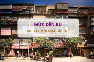 Xây mới nhà tập thể, người dân sẽ được đền bù thế nào?