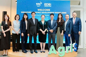 TTC AgriS và EDB hợp tác phát triển chiến lược về phát triển kinh tế nông nghiệp bền vững