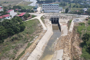 Dự án chống ngập lụt tại Vĩnh Phúc: nhiều hạng mục công trình tan hoang