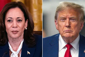 Ông Trump và bà Harris bám đuổi sít sao ở các bang chiến địa