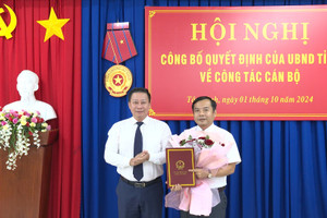 Ông Nguyễn Hoàng Nam giữ chức Chánh Thanh tra tỉnh Tây Ninh