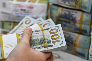 Giá USD tự do lao dốc