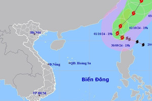 Dự báo thời tiết 1/10/2024: Bão Krathon vào Biển Đông, không khí lạnh tràn về