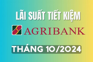 Lãi suất tiết kiệm Agribank mới nhất tháng 10/2024