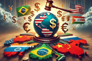 Nước Mỹ ‘lao đao’ trước chiến dịch phi USD hóa, hàng loạt đồng nội tệ các quốc gia BRICS cùng vàng có thể ‘giáng đòn’ lên thế thống trị của đồng USD