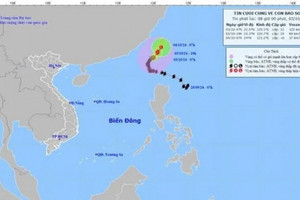 Biển Đông có thể đối mặt với 2 cơn bão trong tháng 10