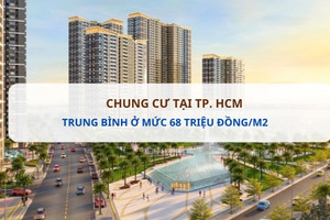 Giá chung cư mới tại TP. HCM 'hạ nhiệt', trung bình chỉ còn 68 triệu đồng/m2