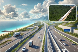 Cầu 200 tỷ dài nhất tuyến cao tốc Vân Phong - Nha Trang chính thức hợp long