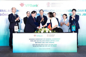 VPBank (VPB) ký kết gói vay 150 triệu USD từ JBIC để phát triển năng lượng tái tạo