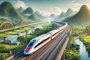 Đường sắt tốc độ cao Bắc - Nam sử dụng đất hơn 10.800 ha đất