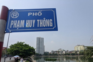 Từ hôm nay, Hà Nội cấm một số tuyến đường phục vụ phố đi bộ khu vực hồ Ngọc Khánh